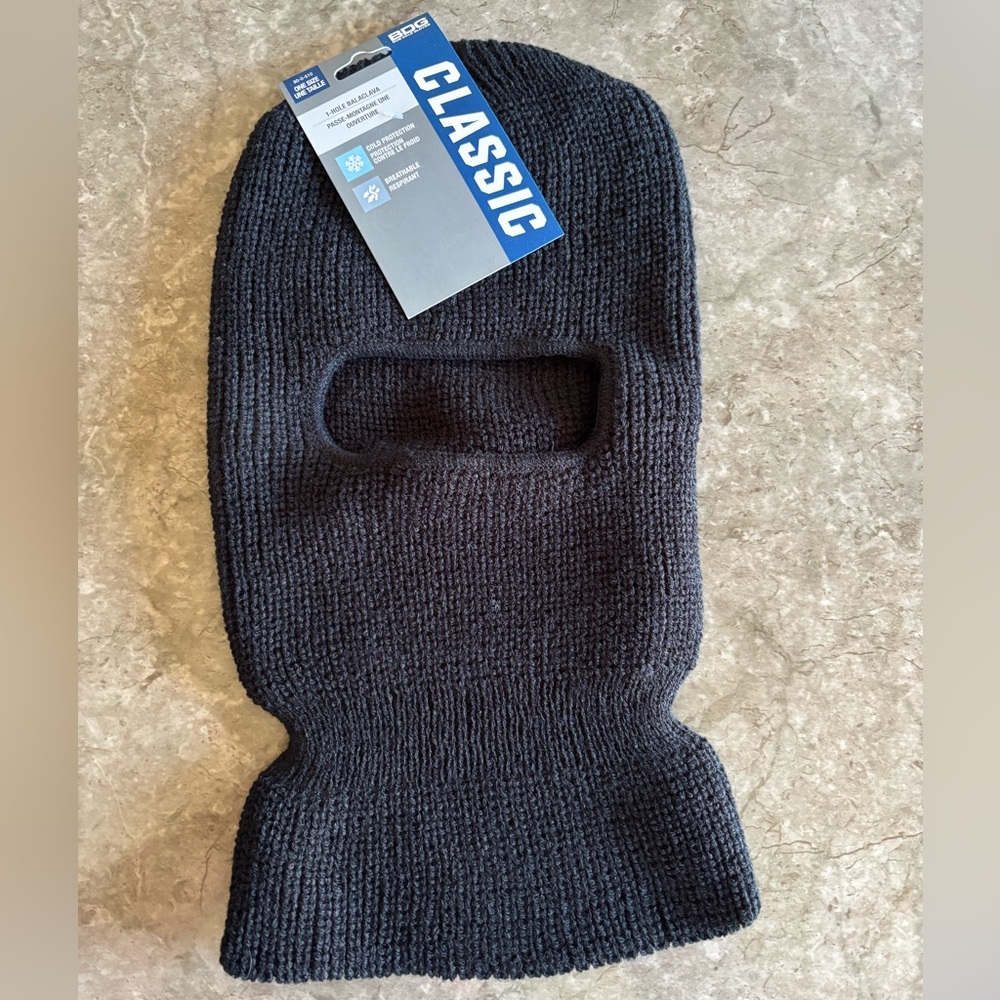 Black Knit Balaclava